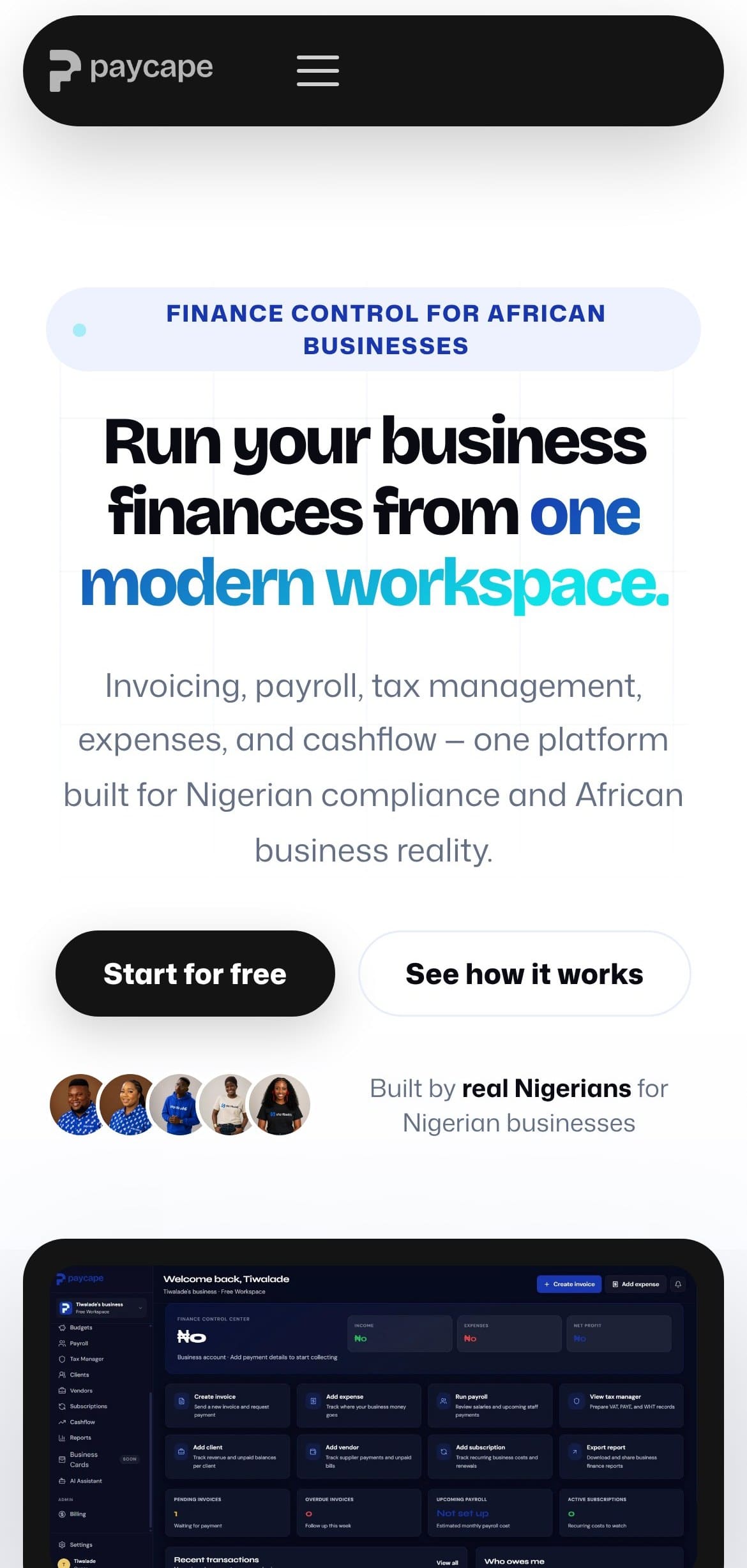 paycape.com on a phone