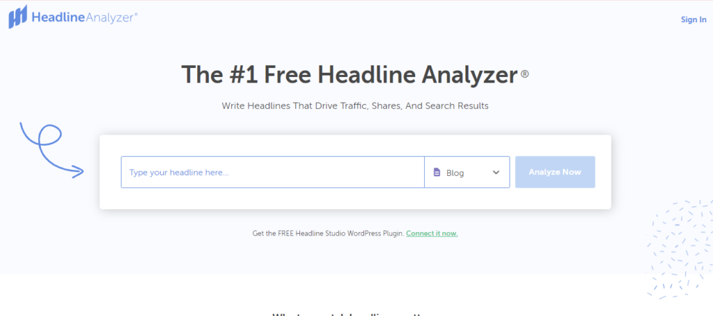 headline-analyzer content planning tools