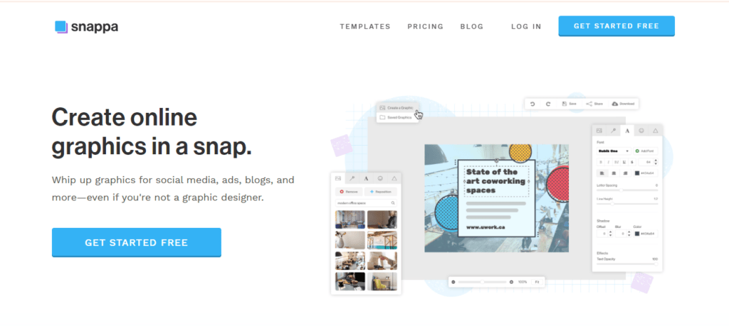snappa-graphics design blogger tools